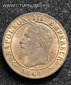 1 CENTIME NAPOLEON III 1861 K BORDEAUX SUP
