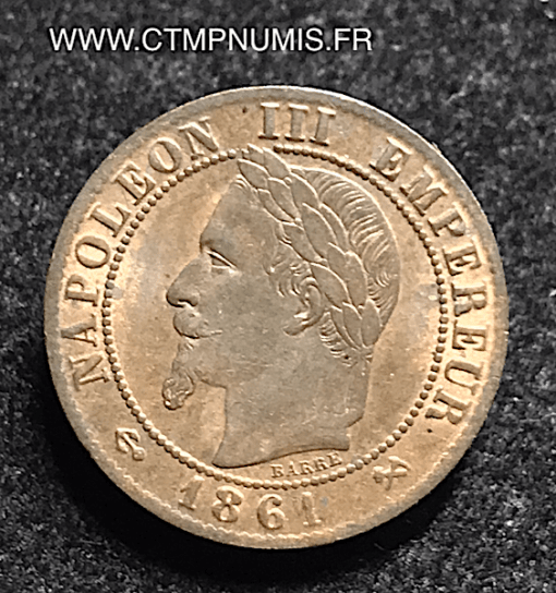 1 CENTIME NAPOLEON III 1861 K BORDEAUX SUP