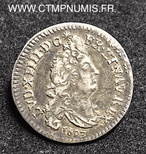 LOUIS XIV 4 SOLS AUX 2 L ARGENT 1693 D LYON