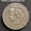 10 CENTIMES CERES 1871 K BORDEAUX RARE