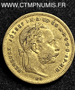 HONGRIE 20 FRANCS 8 FORINT OR 1871 KB