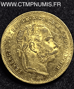 HONGRIE 20 FRANCS 8 FORINT OR 1878 KB