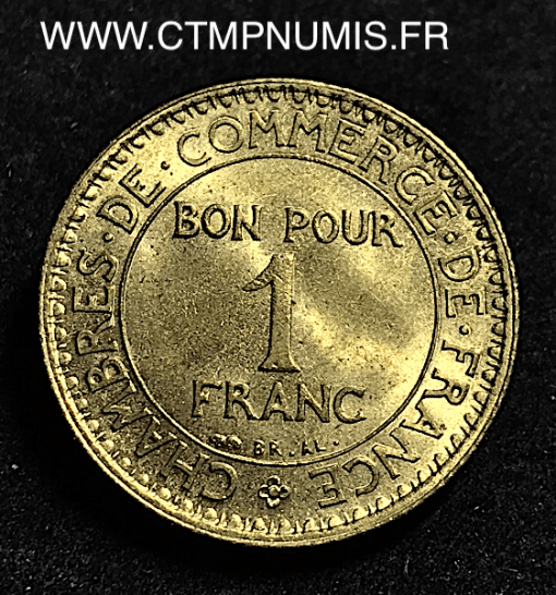 1 FRANC DOMARD CHAMBRES DE COMMERCE 1922