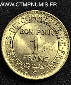 1 FRANC DOMARD CHAMBRES DE COMMERCE 1823