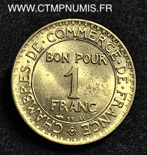 1 FRANC DOMARD CHAMBRES DE COMMERCE 1823