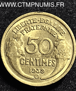 50 CENTIMES MORLON 1939 B BRUXELLES SUP