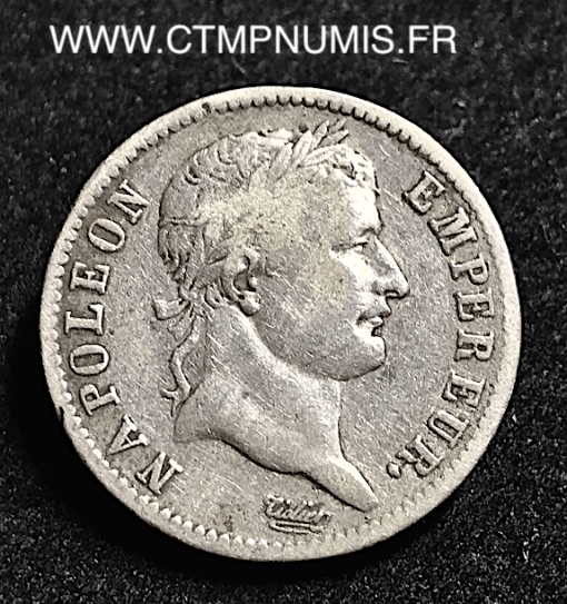 1 FRANC ARGENT NAPOLEON I° 1808 M TOULOUSE