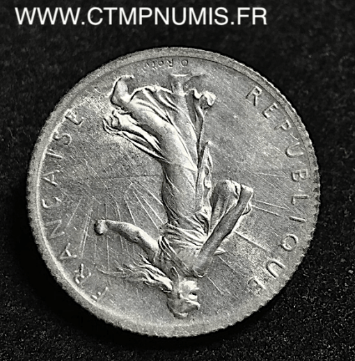 1 FRANC ARGENT SEMEUSE 1915 FRAPPE MEDAILLE