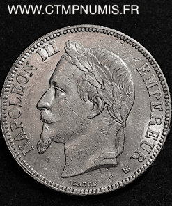 5 FRANCS NAPOLEON III 1868 BB STRASBOURG