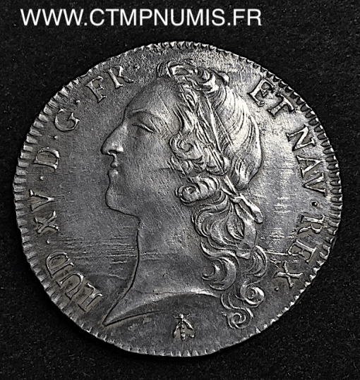 LOUIS XV ECU AU BANDEAU 1769 M TOULOUSE