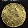 LOUIS XV LOUIS D'OR CROIX 1718 M TOULOUSE