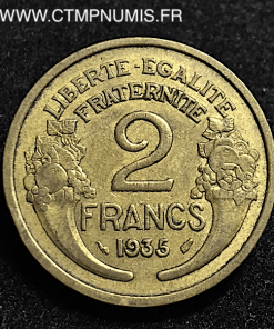2 FRANCS MORLON 1935 TTB