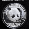 CHINE 10 YUAN 30 GR ARGENT FIN PANDA 2018