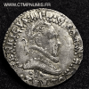 HENRI III 1/2 FRANC AU COL PLAT 1581 I LIMOGES