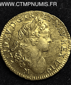 LOUIS XV LOUIS D'OR CROIX MALTE 1719 TOULOUSE 