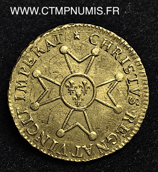 LOUIS XV LOUIS D'OR CROIX MALTE 1719 TOULOUSE
