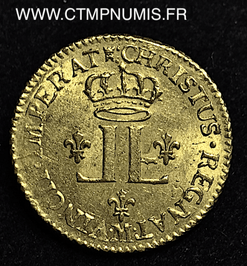 LOUIS XV LOUIS OR AUX DEUX L 1722 TOULOUSE