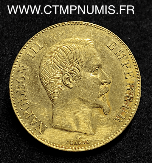 100 FRANCS OR NAPOLEON III 1858 A PARIS