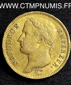 40 FRANCS OR NAPOLEON EMPIRE 1810 W LILLE