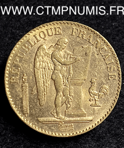 20 FRANCS OR GENIE III° REPUBLIQUE 1888 PARIS
