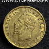 20 LIRE OR VICTOR EMMANUEL II 1878 R ROME