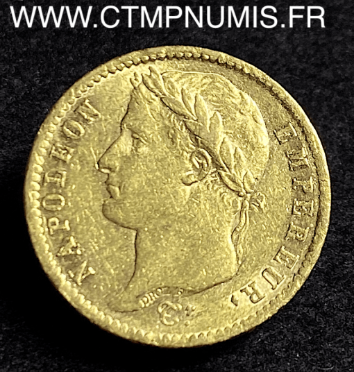 20 FRANCS OR NAPOLEON I° EMPIRE 1811 A PARIS