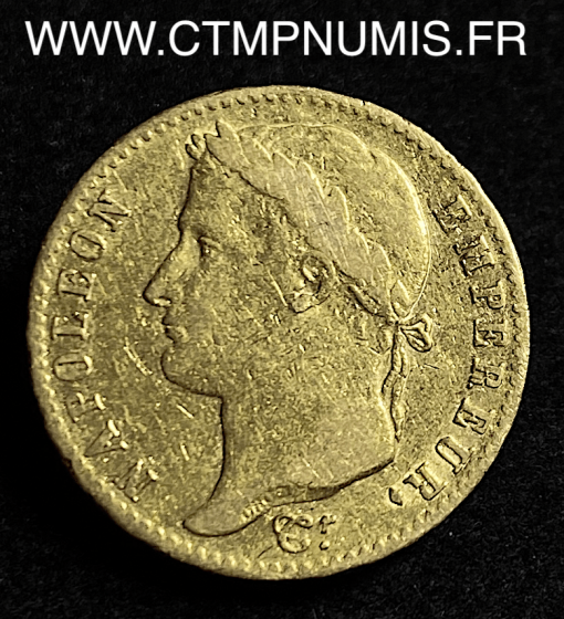 20 FRANCS OR NAPOLEON I° 1815 A PARIS