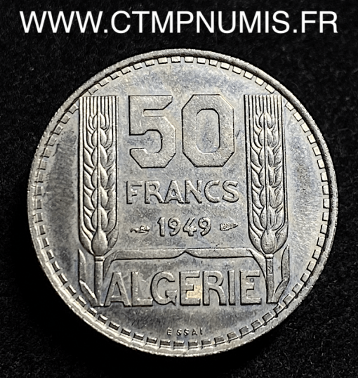 ALGERIE ESSAI 50 FRANCS CUPRO-NICKEL 1949