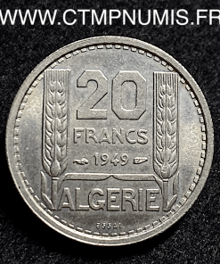 ALGERIE ESSAI 20 FRANCS CUPRO-NICKEL 1949
