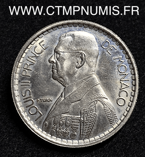 MONACO ESSAI 20 FRANCS LOUIS II 1945