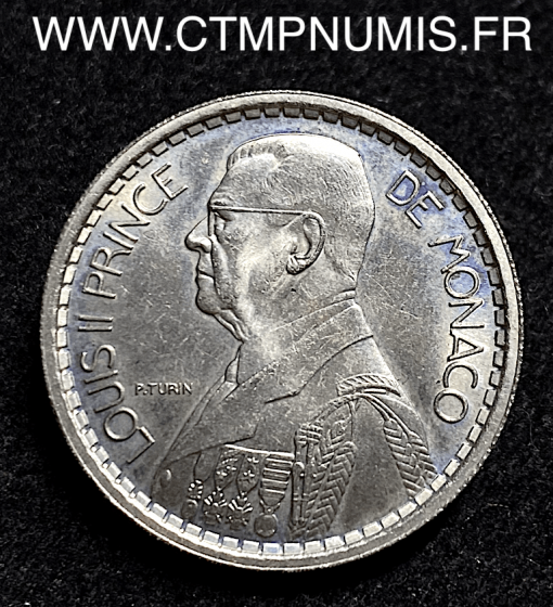 MONACO ESSAI 10 FRANCS LOUIS II 1945 SPL