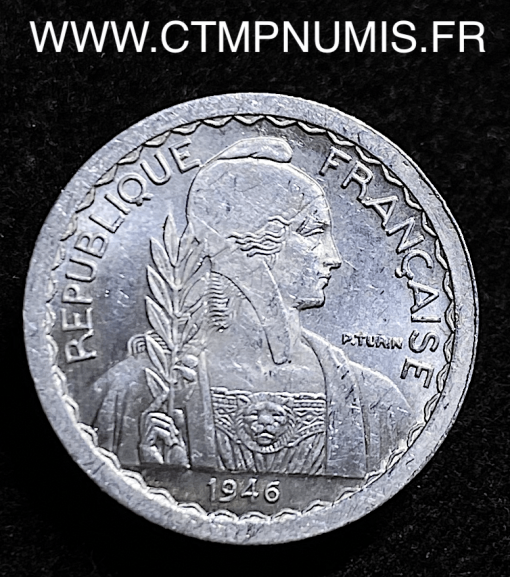 INDOCHINE ESSAI 5 CENTIMES ALUMINIUM 1946