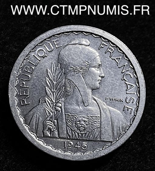 INDOCHINE ESSAI 5 CENTIMES ALUMINIUM 1946