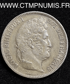 5 FRANCS ARGENT LOUIS PHILIPPE I° 1831 W LILLE