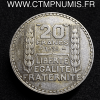 20 FRANCS ARGENT TURIN 1936 RARE