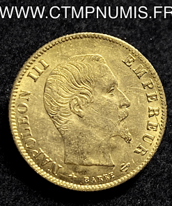 5 FRANCS OR NAPOLEON III 1860 BB STRASBOURG