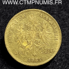 AUTRICHE 4 FLORIN 10 FRANCS OR 1881