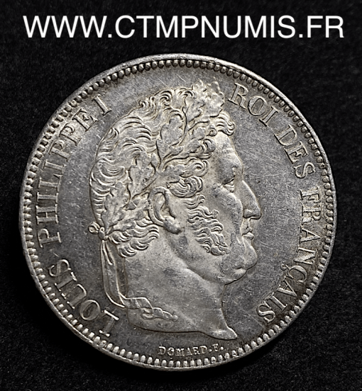 5 FRANCS ARGENT LOUIS PHILIPPE I° 1833 A PARIS