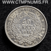 50 CENTIMES ARGENT CERES 1851 A PARIS