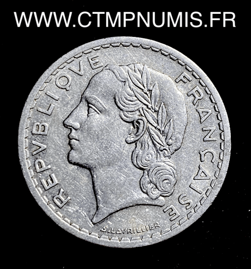 5 FRANCS LAVRILLIER 1946 C CASTELSARRAZIN