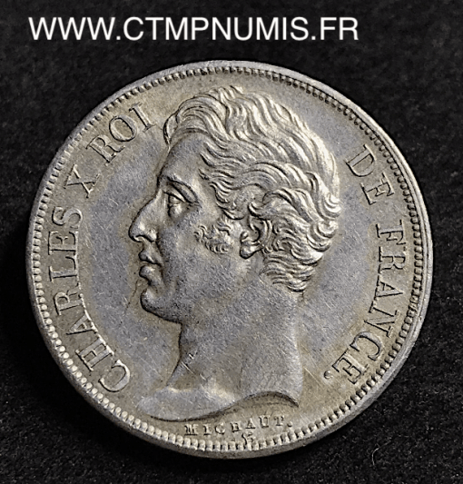 2 FRANCS ARGENT CHARLES X 1829 M TOULOUSE