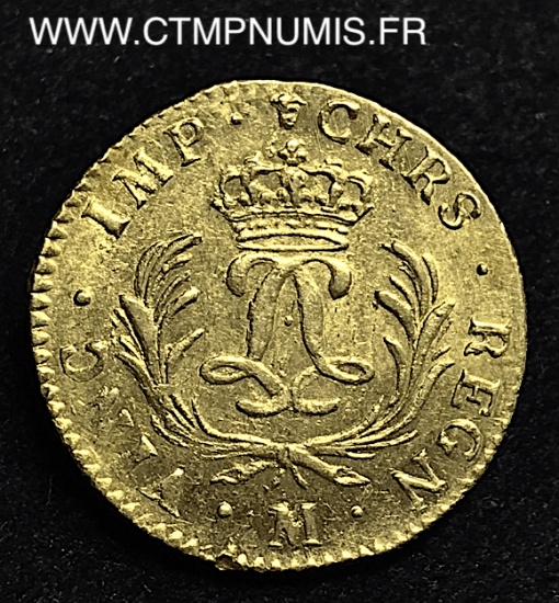 LOUIS XV LOUIS D'OR MIRLITON 1725 TOULOUSE