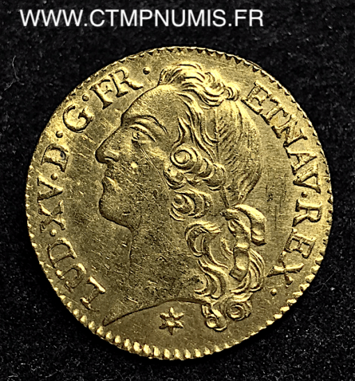 LOUIS D'OR AU BANDEAU 1742 M TOULOUSE