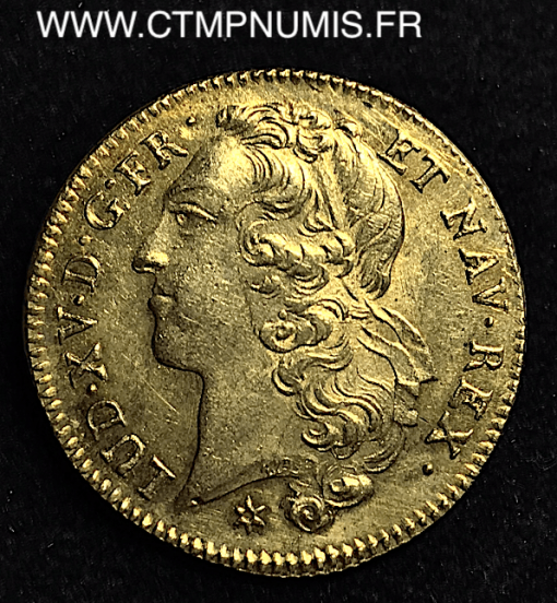 DOUBLE LOUIS D'OR AU BANDEAU 1746 TOULOUSE