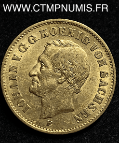 ALLEMAGNE SAXE 20 MARK OR ALBERT 1894 E