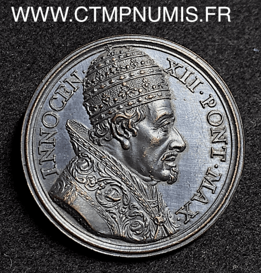 MEDAILLE BRONZE INNOCENT XII R/ JUSTICE PAIX