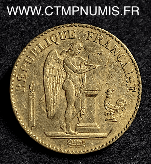 20 FRANCS OR GENIE III° REPUBLIQUE 1888 PARIS