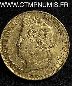 20 FRANCS OR LOUIS PHILIPPE I° 1848 A PARIS