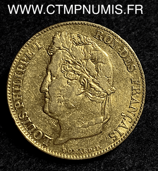 20 FRANCS OR LOUIS PHILIPPE I° 1848 A PARIS