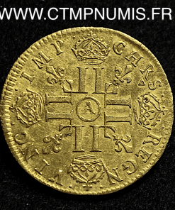 LOUIS XIV LOUIS D'OR MECHE LONGUE 1649 PARIS